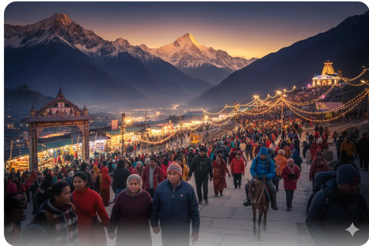 Day 3: Sacred Pilgrimage â€“ Journey to Mata Vaishno Devi Temple, Divine Darshan, Spiritual Stay at Temple