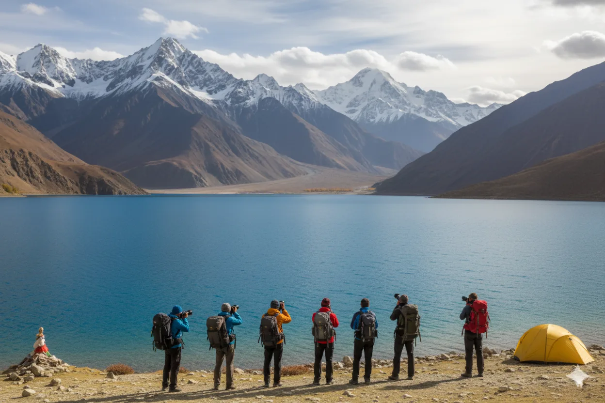 Day 5: Pangong Lake Adventure â€“ Drive to Pangong, Lake Exploration, Photography, Overnight Stay