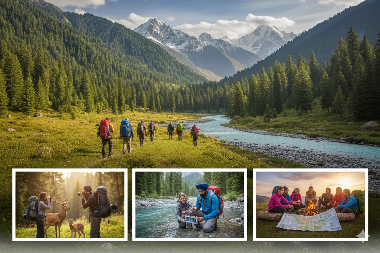Day 4: Pahalgam Exploration â€“ Betaab Valley Walk, Aru Valley Jeep Safari, Lidder River Games, Early Dinner for Kids